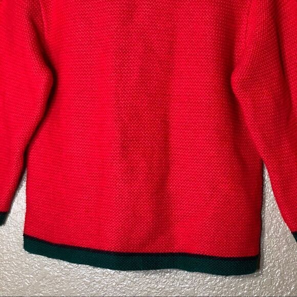 Usar Trachten wool blend red sweater - Picture 12 of 14